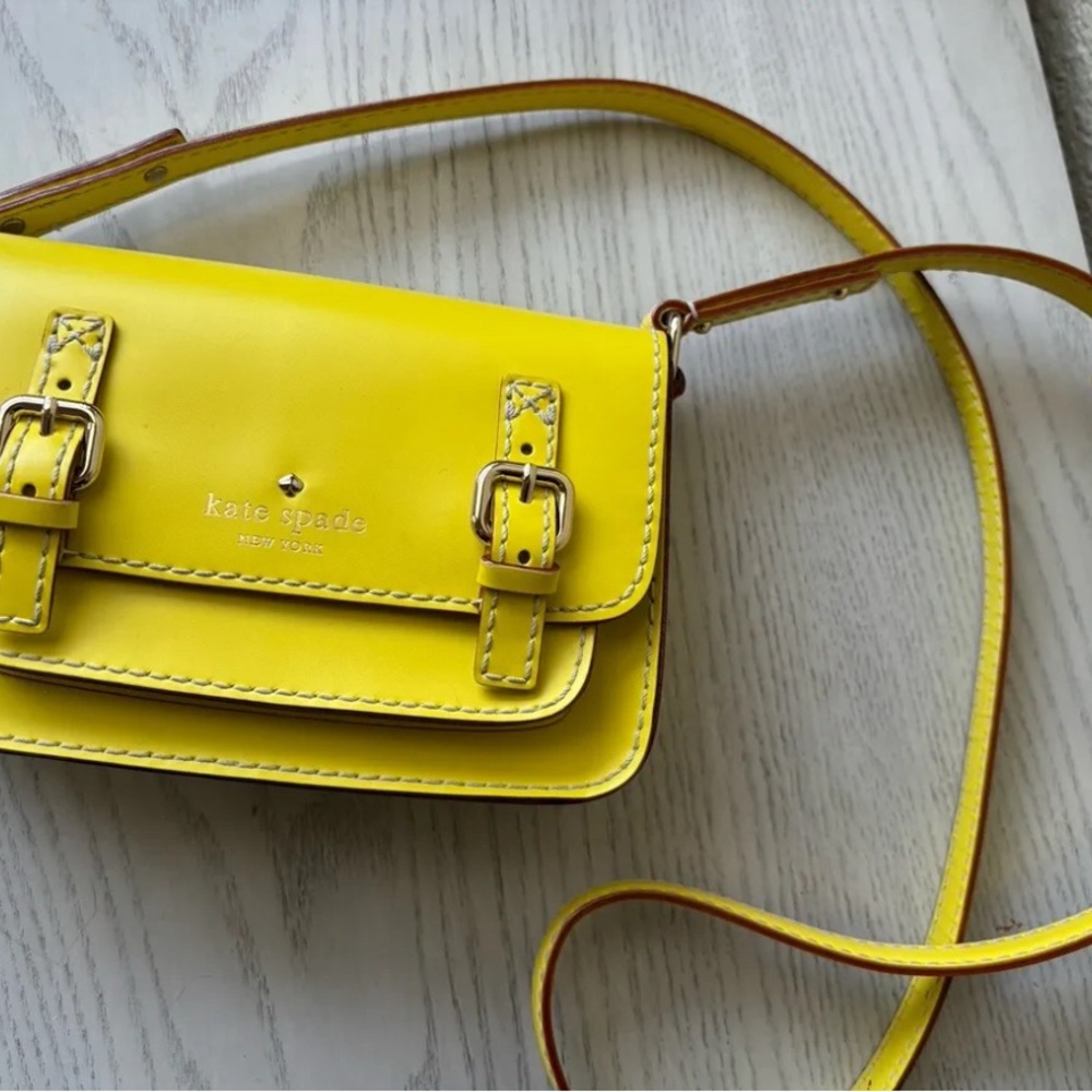 ⚜️💛💎Kate Spade Essex Scout Crossbody Messenger Genuine Leather Bag 💎💛⚜️